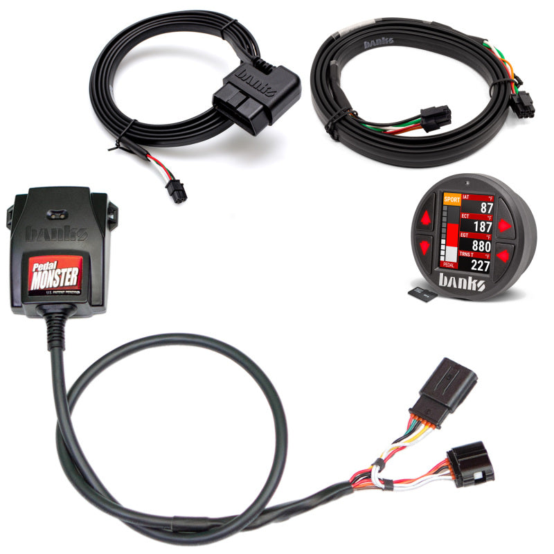 Banks Power Pedal Monster Kit Sumitomo TS 025 Sealed Series (Black) 6-Way With iDash Data Pro