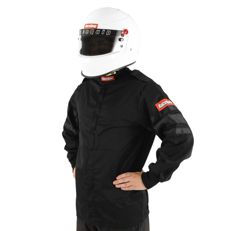 RaceQuip Black SFI-1 1-L Jacket - 4XL