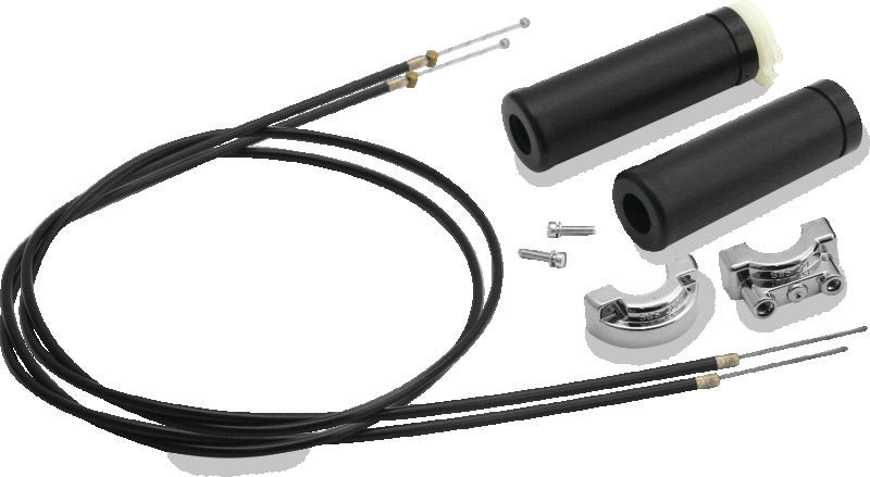 S&S Cycle Universal 1in Handlebars 2-Cable Throttle Assembly Cable - 48in