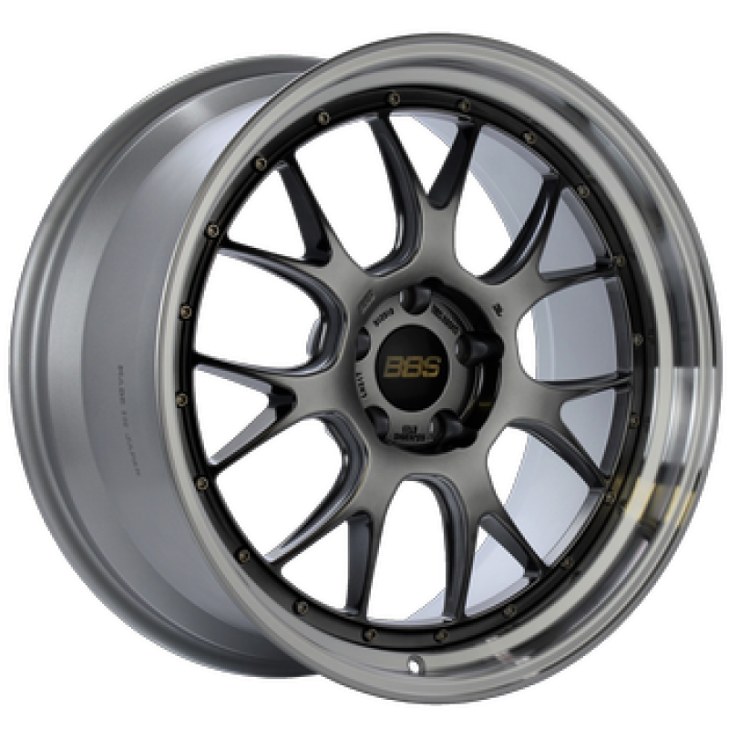 BBS LM-R 19x8.5 5x112 ET30 Black Center w/ Diamond Machined Lip Wheel - 82mm PFS/Clip Required
