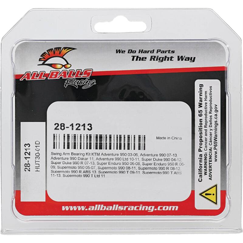 All Balls Racing Swing Arm Bearing Kit