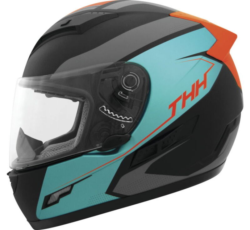 THH Helmets TS-80 Vision Orange/Turquoise - XS