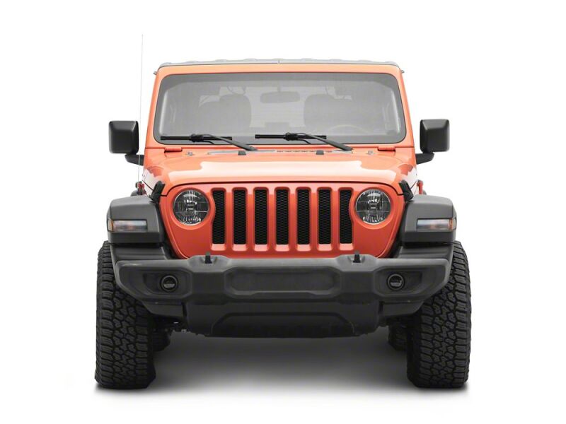 Raxiom 18-26 Jeep Wrangler JL LED Fog Lights with Amber Turn Signal
