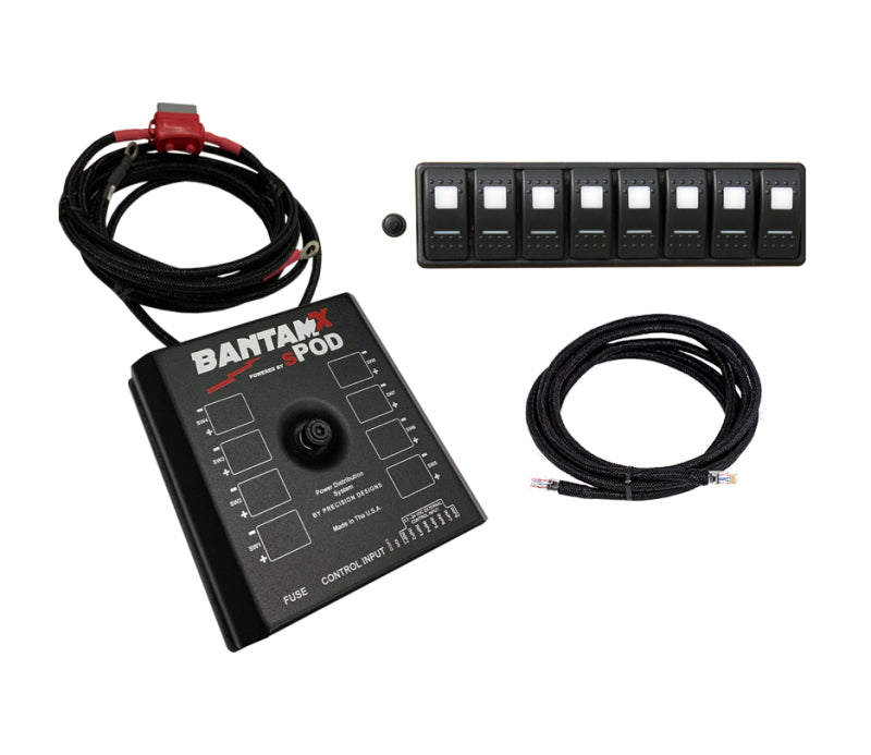 sPOD BantamX Modular w/Green LED for 36in Battery Cables