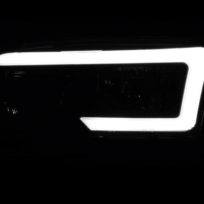 Raxiom 99-06 Chevrolet Sierra 1500 Axial Series LED DRL Headlights- Chrome Housing- Clear Lens