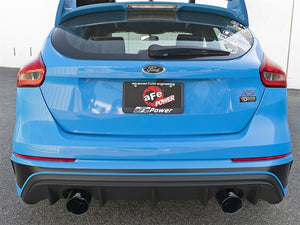 aFe Takeda 3in 304 SS Axle-Back Exhaust System w/ Black Tip 16-18 Ford Focus RS 2.3L (t)