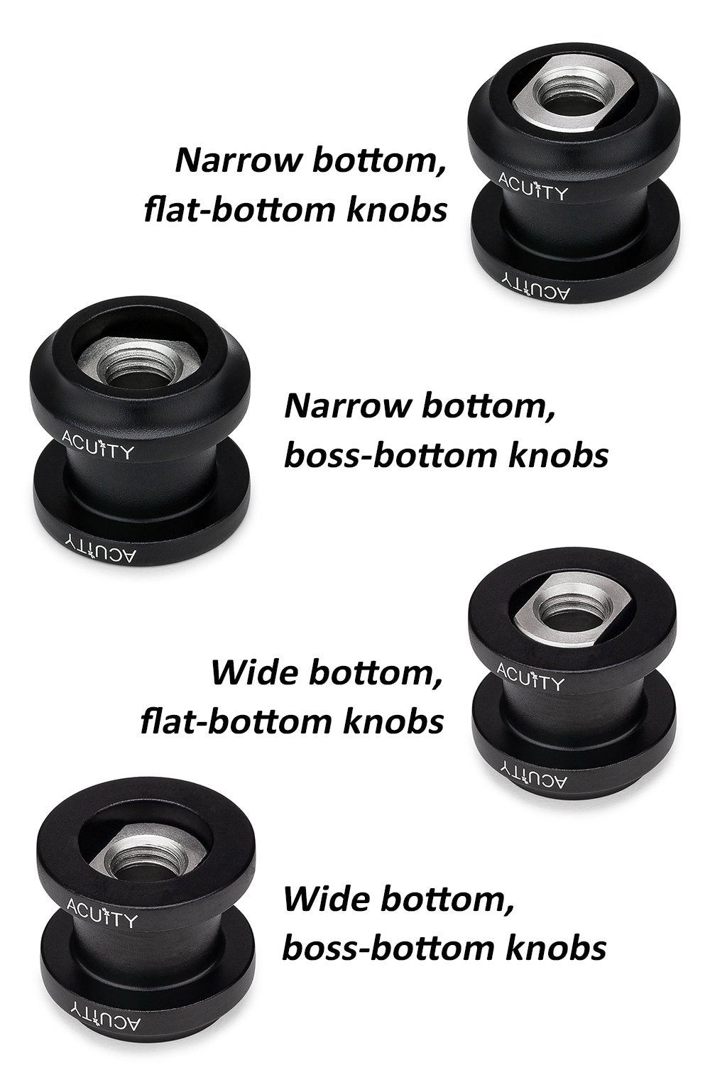 ACUITY Instruments - Shift Boot Collar Upgrade (Satin Black Aluminum Finish) - 1924-K1