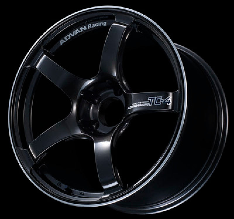 Advan TC4 16x5.5 +38 4x100 Black Gunmetallic and Ring Wheel