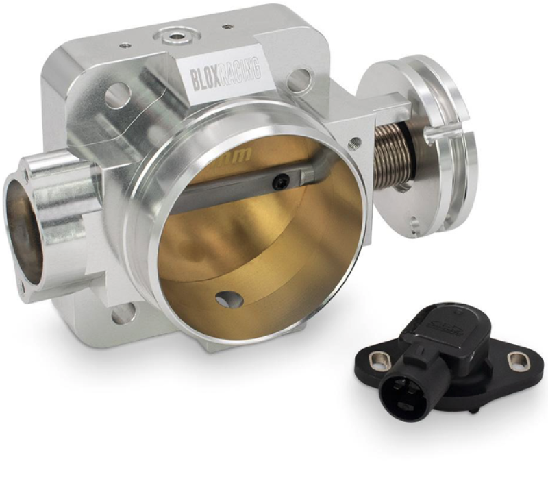 BLOX Racing Honda B/D/H/F Series Engines 70mm Silver Billet Throttle Body V2