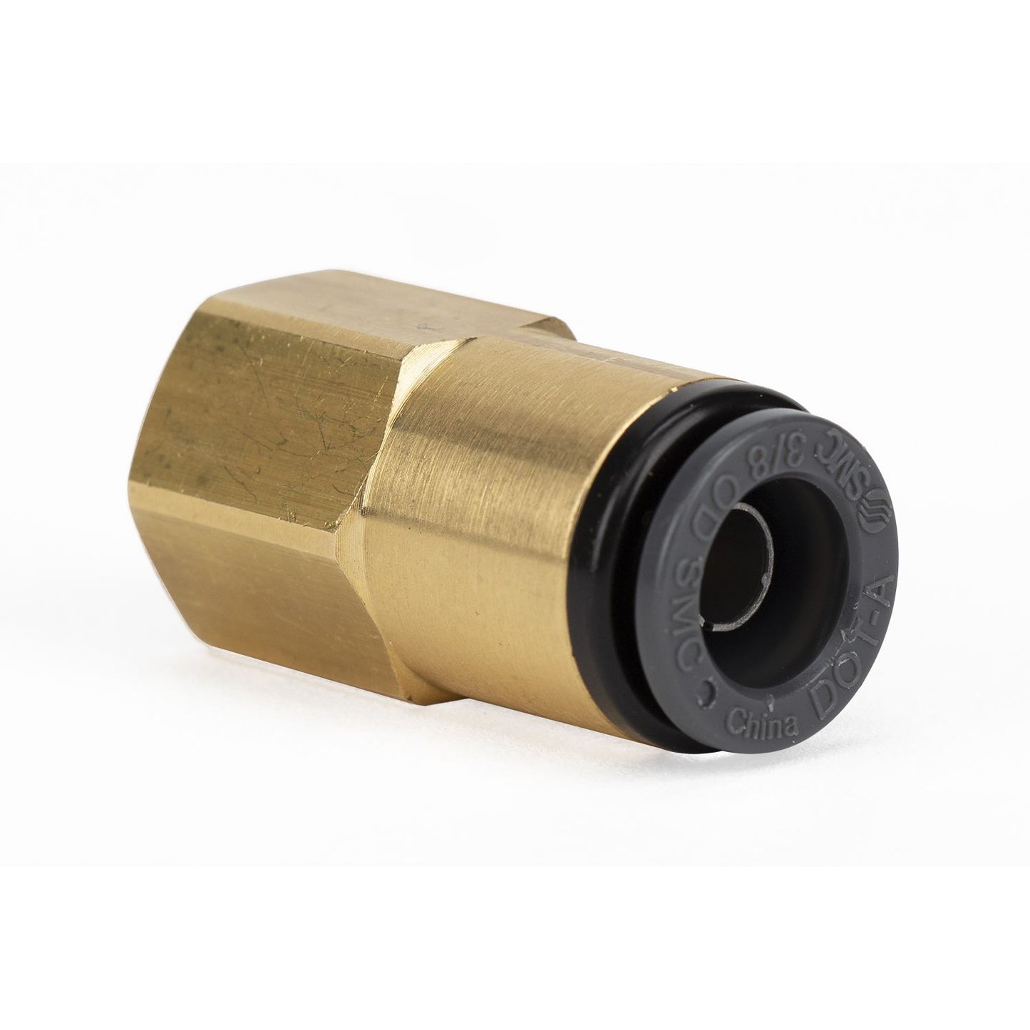 Straight Female - 1/4 in. FNPT x 3/8 in. PTC - DOT - SMC # KV2F11-35