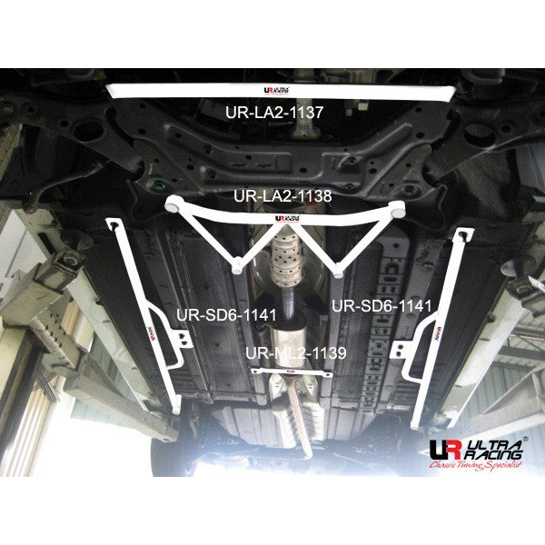 Ultra Racing - 4pt Front Lower Brace - 2011-14 Sonata/2011-15 Optima - UR-LA4-1138