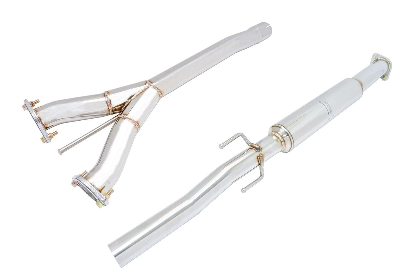 Megan Racing - OE-RS Catback System w/ Stainless Tips - Nissan Maxima 2009-14 - MR-CBS-NM09-SS-RR + MR-CBS-NM09-SS-RL + MR-CBS-NM09-M