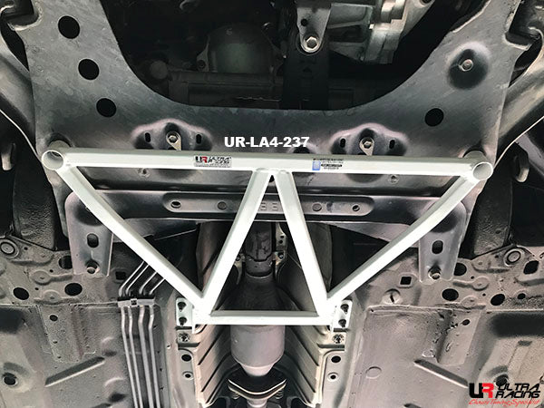 Ultra Racing - 4pt Front Lower Brace - 2013-19 Sentra B17 / 09-14 Cube / 07-17 Versa - UR-LA4-237