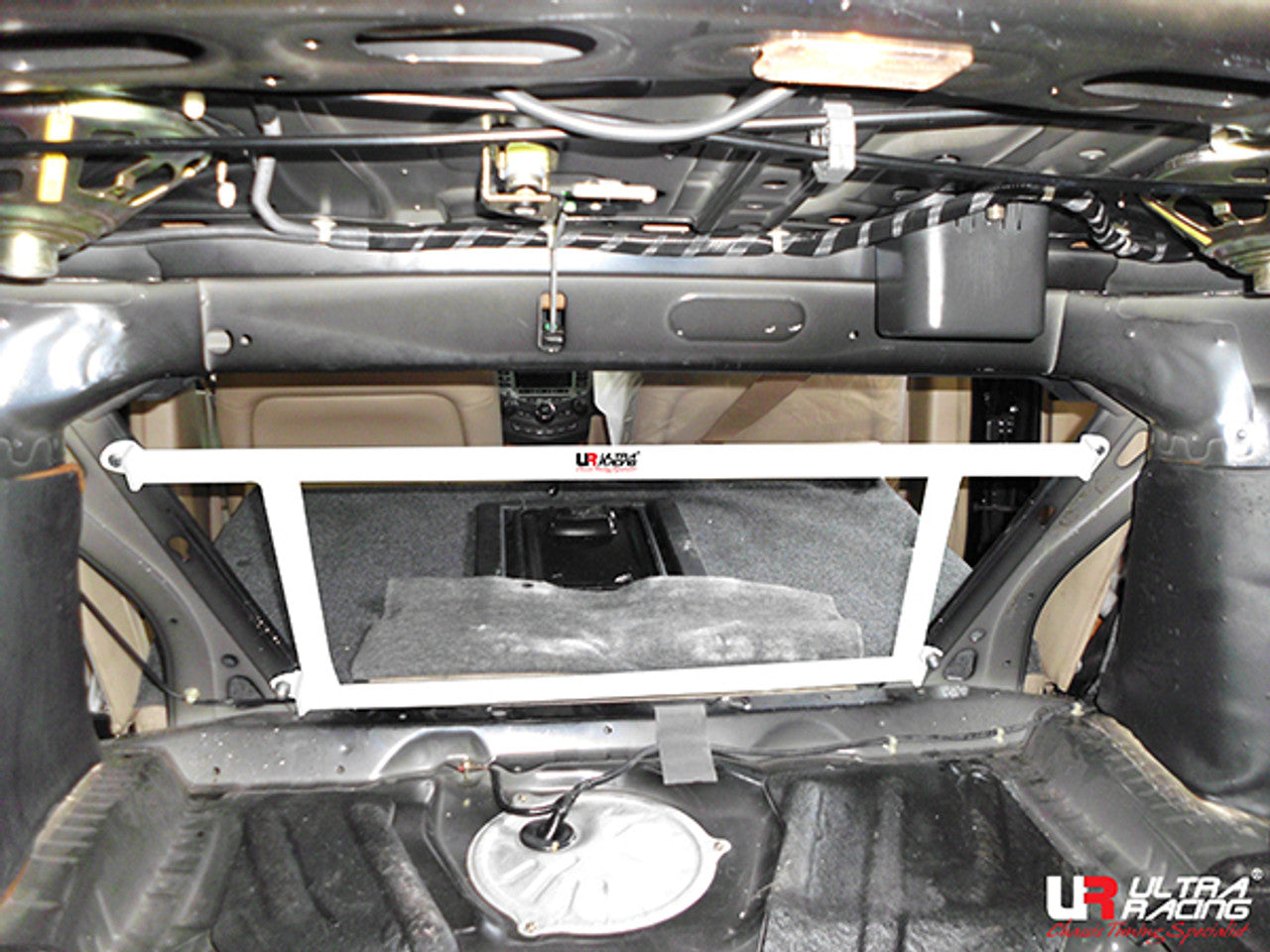 Ultra Racing - 4pt Rear Strut Tower Brace - 03-07 Accord (CM5) - UR-RE4-2495
