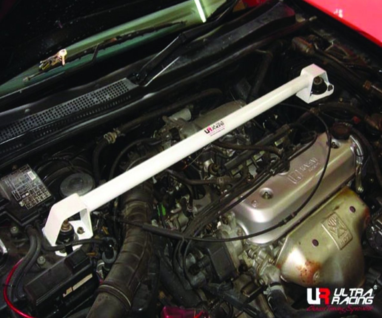 Ultra Racing - 2pt Front Strut Tower Brace - 1994-1997 Accord (CD) - UR-TW2-023