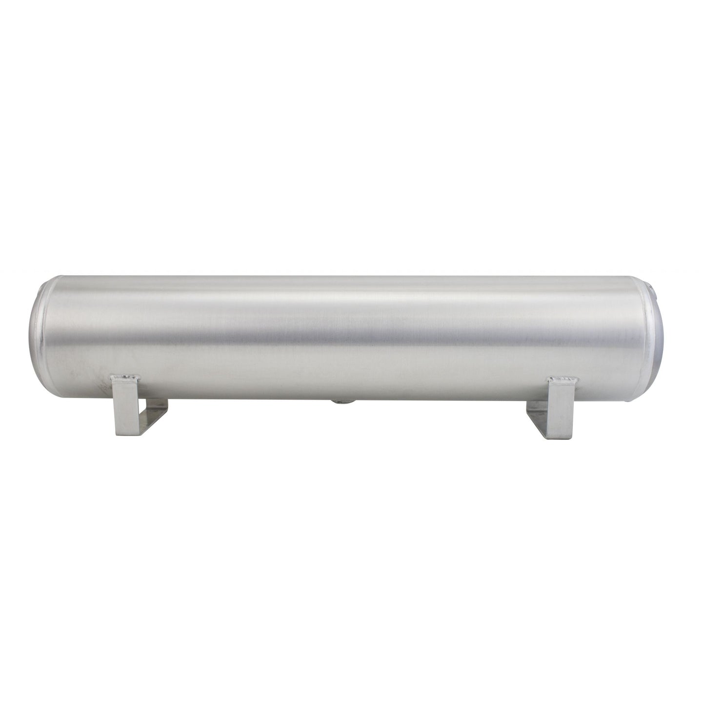4 Gallon Aluminum Air Tank; (2) 1/4 in. & (2) 3/8 in. end ports; 6 in. D X 30 in. L light weight raw aluminum 200PSI maximum operating pressure.