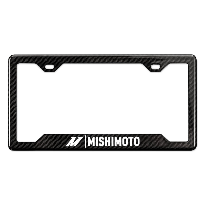 Mishimoto Carbon Fiber License Plate Frame - Gloss