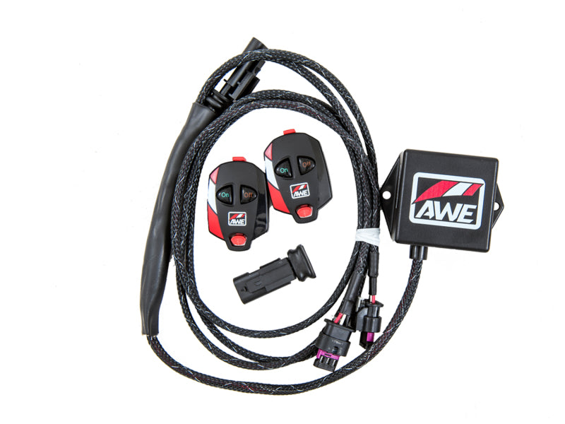 AWE Tuning Ford Focus RS SwitchPath Cat-Back Exhaust - Diamond Black Tips