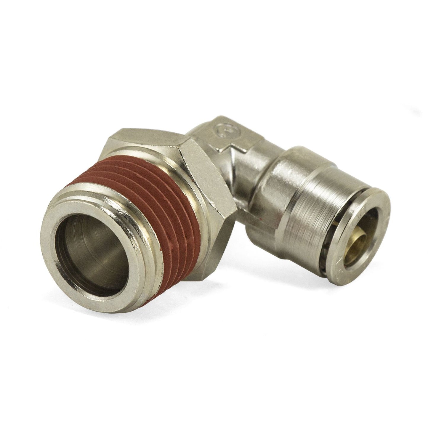 Elbow Male - 1/2 in. MNPT x 3/8 in. PTC - DOT - SMC # KV2L11-37S