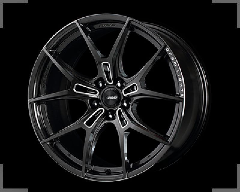 Gram Lights 57FXZ 20x10.5 +36 5x120 Super Dark Gunmetal and Machining Rim Edge DC Wheel