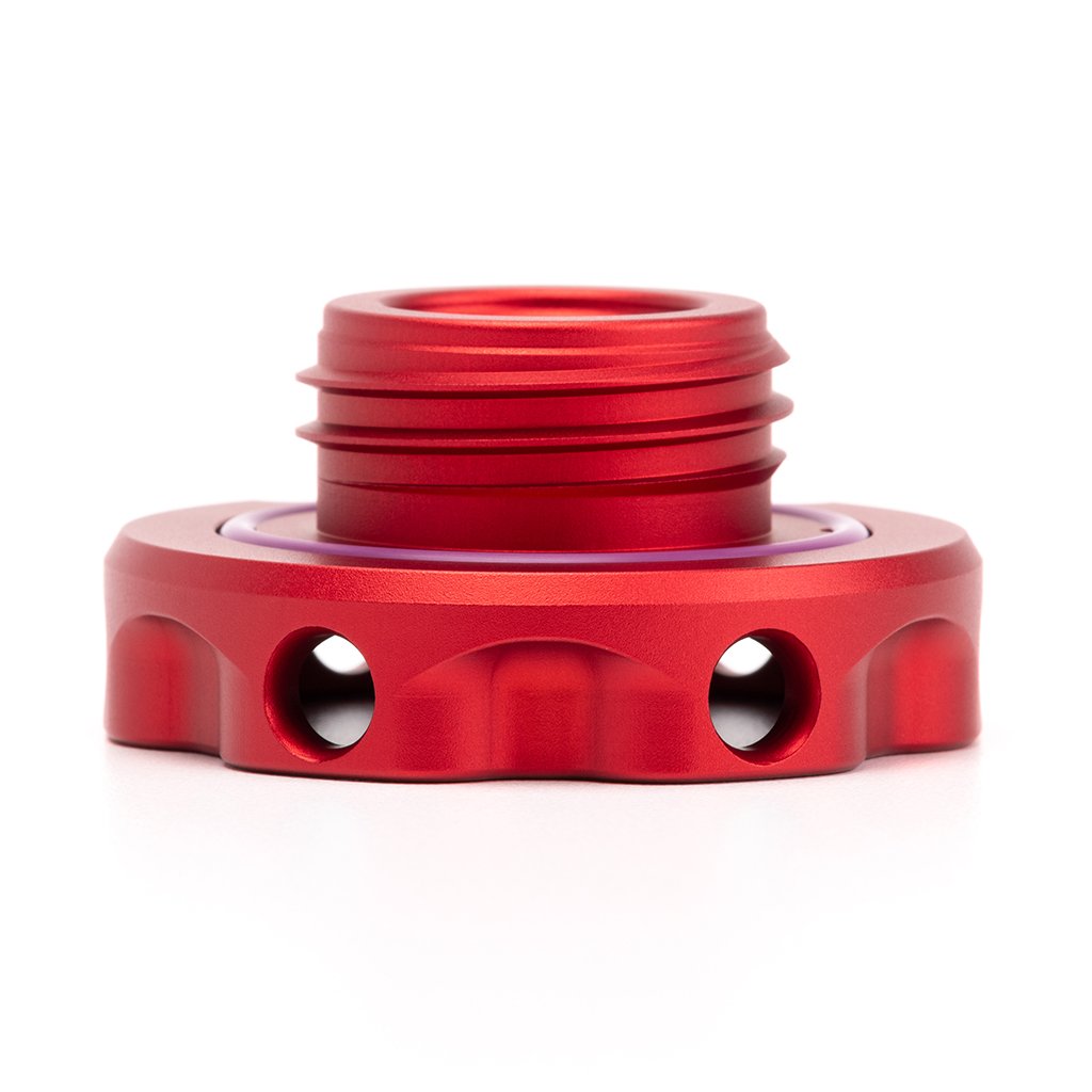 ACUITY Instruments - Podium Oil Cap in Satin Red for Hondas/Acuras - 1927-RED