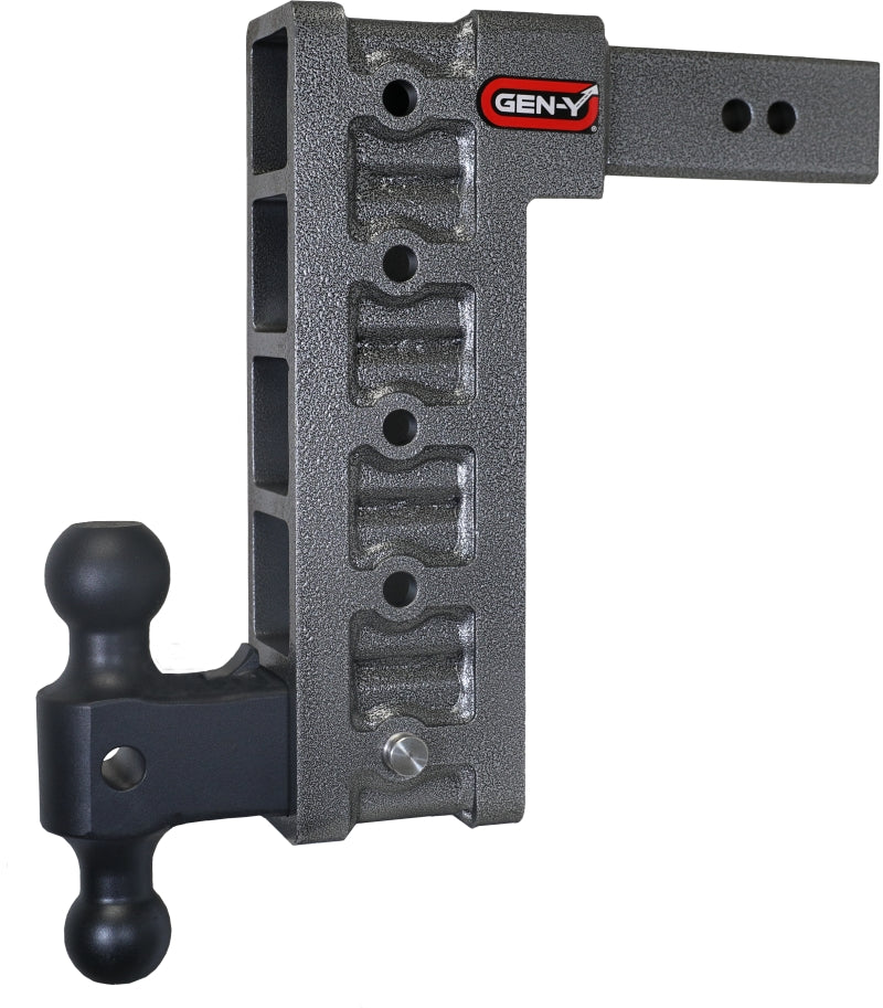 Gen-Y Mega Duty 2.5in Shank 12in Drop 3K TW 21K Hitch w/GH-061 Dual-Ball