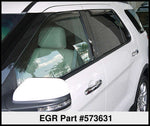 EGR 11+ Ford Explorer In-Channel Window Visors - Set of 4 (573631)