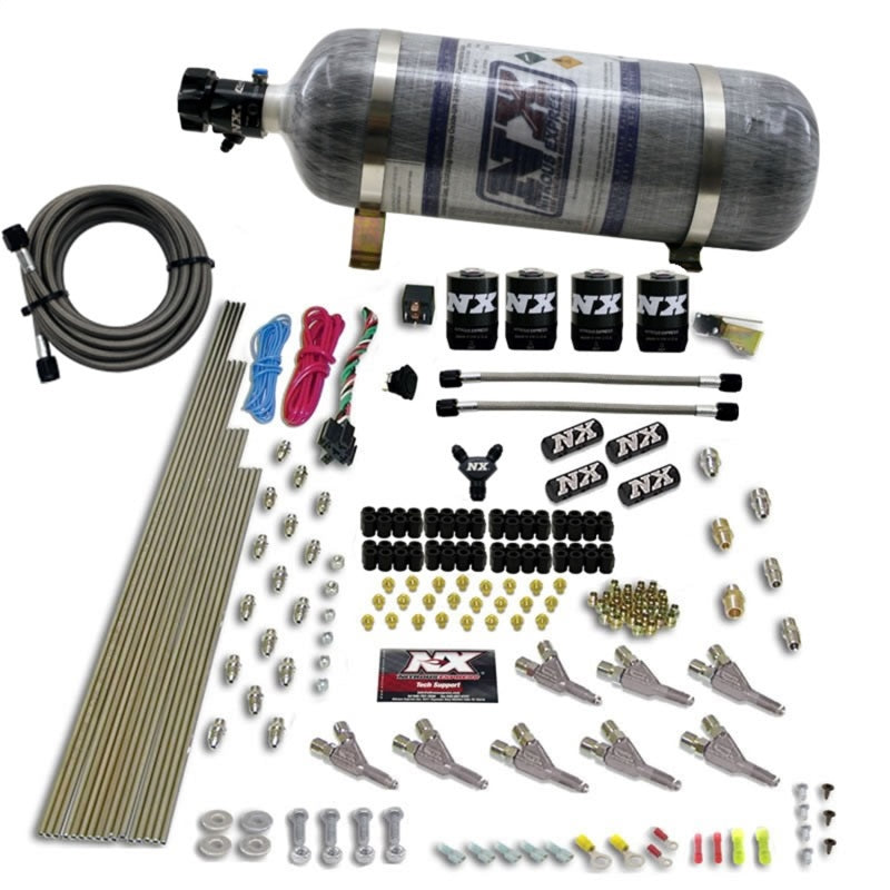 Nitrous Express Vortech Nozzle Nitrous Kit w/12lb Composite Bottle