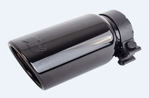 Go Rhino Exhaust Tip - Black Chrome - ID 3in x L 10in x OD 4in