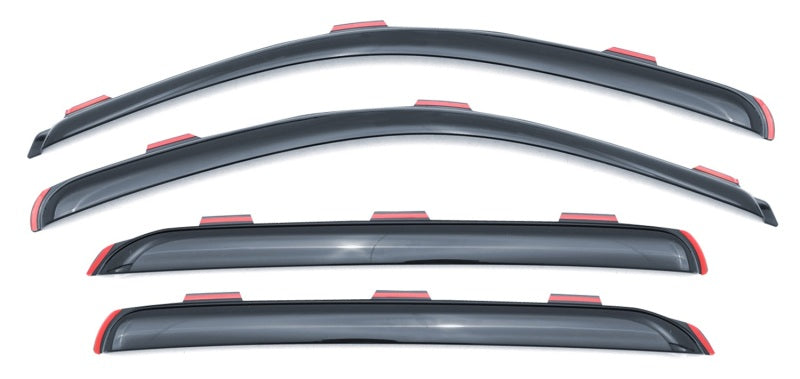 Lund 04-14 Ford F-150 SuperCab Ventvisor Elite Window Deflectors - Smoke (4 Pc.)