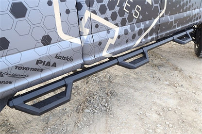 Dee Zee 99-23 Chevrolet/GMC/Dodge/Ford Full Size Truck Hex Series - 112In Side Steps (Txt Blk)