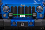 Diode Dynamics 07-18 Jeep JK Wrangler SS5 Bumper LED Pod Light Kit - Sport Yellow Driving