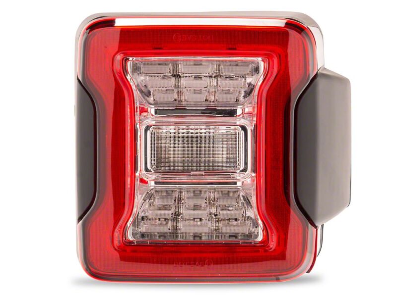 Raxiom 07-18 Jeep Wrangler JK LED Tail Lights- Clear Housing- Clear Lens