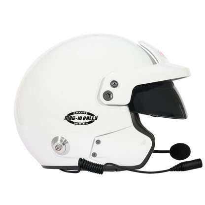 Bell Helmet Mag-10 Rally Sport White (Hans) Med(58-59) Fia8859-2024