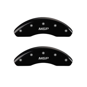 MGP 2 Caliper Covers Engraved Front MGP Black Finish Silver Char 2018 Ram Promaster City