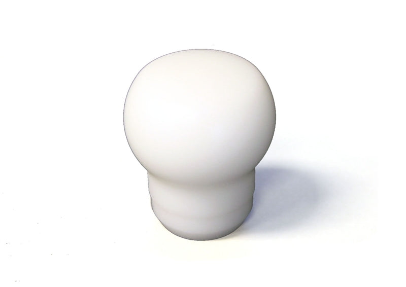 Fat Head Delrin Shift Knob (White): Universal 10x1.5