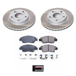 Power Stop 04-05 Honda Civic Front Semi-Coated Rotor Kit