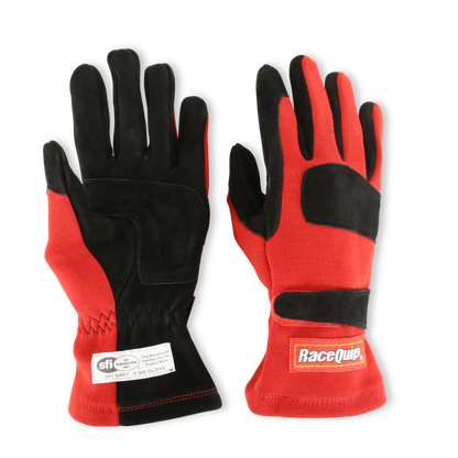 RaceQuip Red 2-Layer SFI-5 Glove - Small