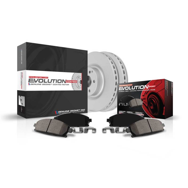 Power Stop 05-06 Porsche Boxster Front Z23 Evolution Coated Brake Kit