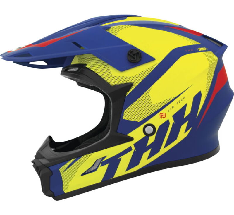 THH Helmets T710XR Airtech Blue/Yellow - Medium
