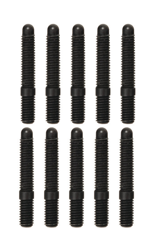 Moroso M6-1.00 x 38mm Black Oxide Bullet Nose Stud Kit - 10 Pack