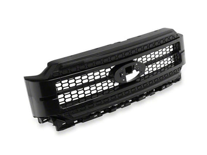 Raxiom 21-23 Ford F-150/ Exc.Raptor CXR Series LED Upper Replacement Grille with White DRL- Black