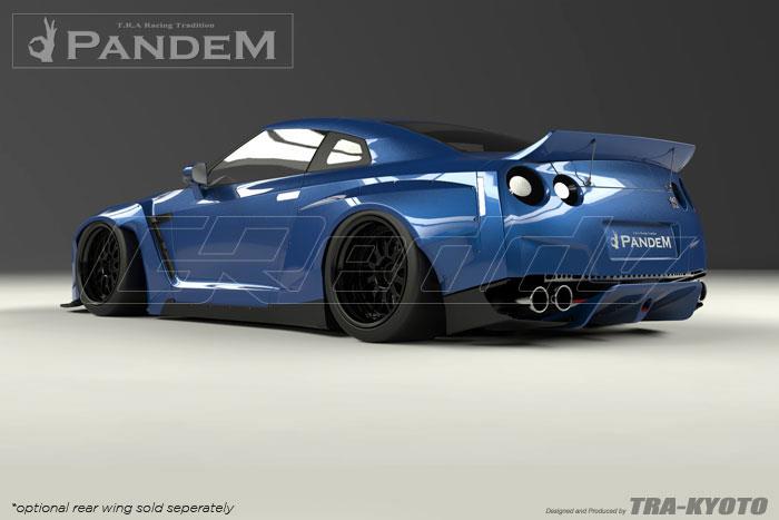 GReddy 09+ Nissan GT-R R35 Pandem Rear Side Diffuser Dry Carbon (Special Order)