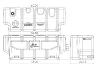 Titan Fuel Tanks Universal 100 Gallon In-Bed Transfer Tank