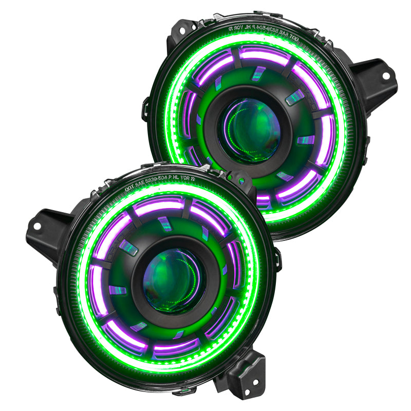 Oracle Oculus Bi-LED Projector Headlights for Jeep JL/Gladiator JT - w/ BC1 Controller
