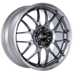 BBS RS-GT 19x8.5 5x112 ET32 PFS Diamond Black Center Diamond-Cut Rim Wheel - PFS/Clip Req