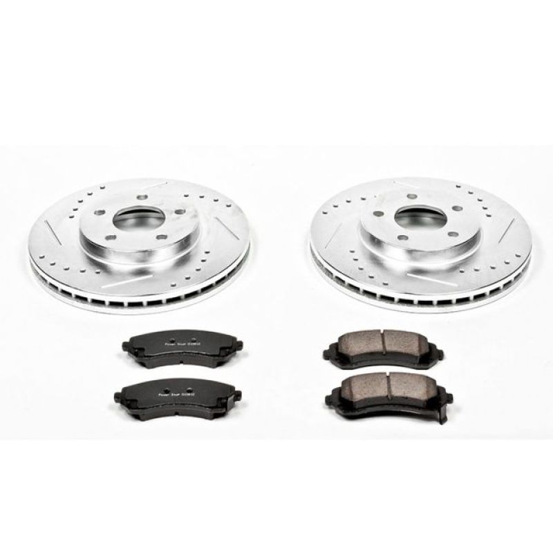 Power Stop 02-06 Buick Rendezvous Front Z23 Evolution Sport Brake Kit