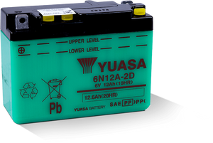 Yuasa 6N12A-2D Conventional 6 Volt Battery