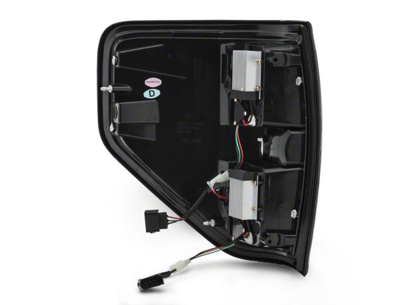 Raxiom 09-14 Ford Styleside Axial Series Black LED Tail Lights