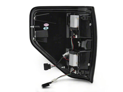 Raxiom 09-14 Ford Styleside Axial Series Black LED Tail Lights
